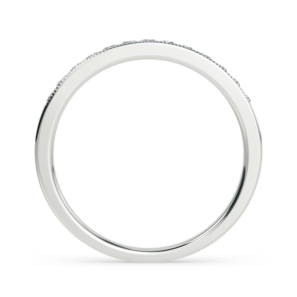 2.5mm Milgrain Round Diamond Eternity Ring W