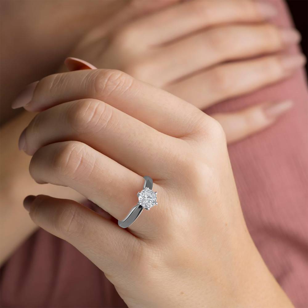 Diamond Oval Cluster Engagement Ring – Wongs Jewellers