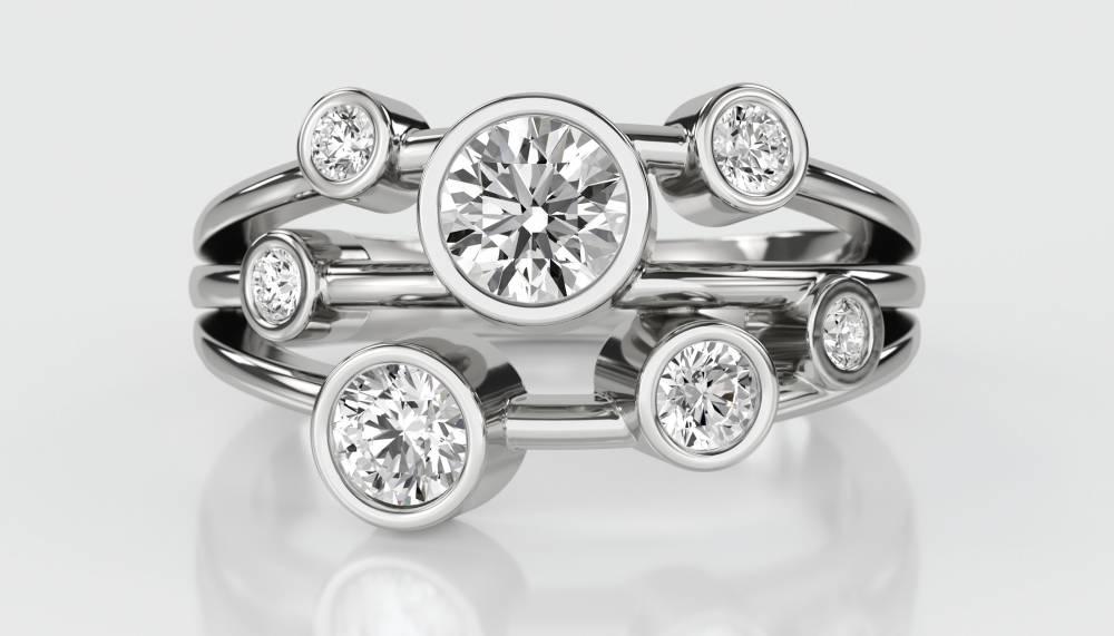 Round Diamond Dress Ring W