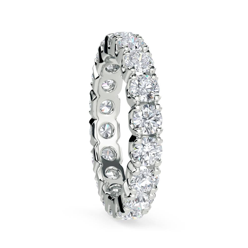 2.50ct Elegant Round Diamond Full Eternity Ring W