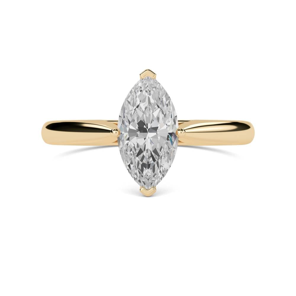 Classic Marquise Diamond Engagement Ring
 Y
