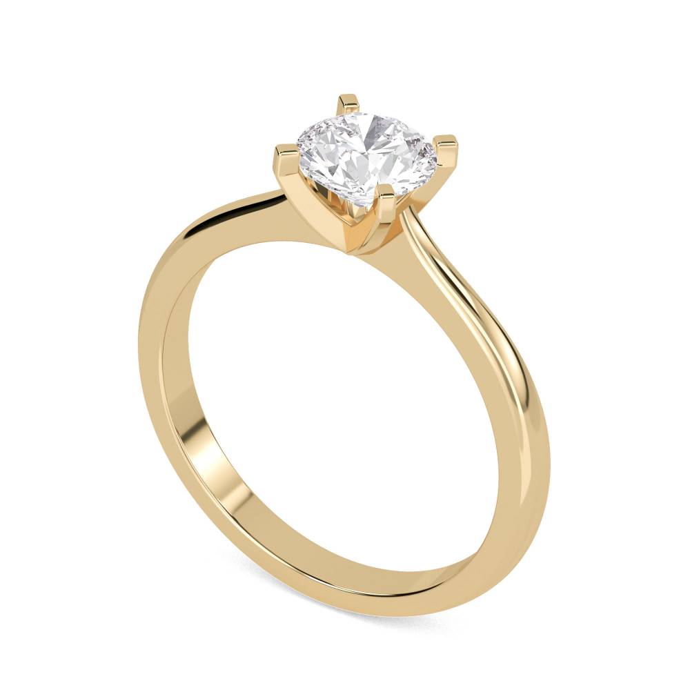 Round Diamond Engagement Ring Y