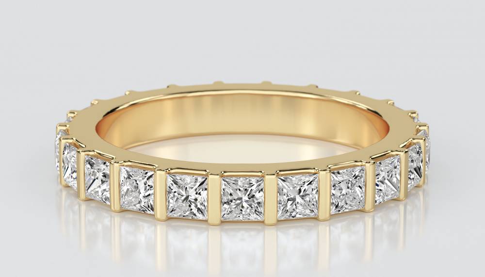 Unique Princess Diamond Eternity Ring Y