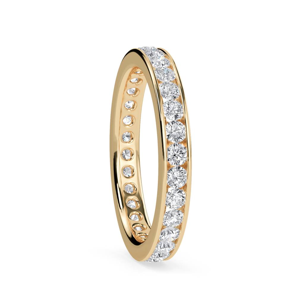 3mm Elegant Round Diamond Full Eternity Ring Y