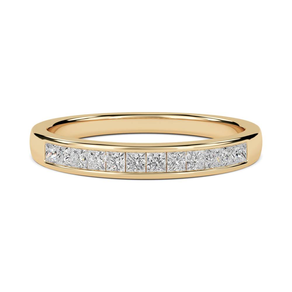 3mm Elegant Princess Diamond Eternity Ring Y