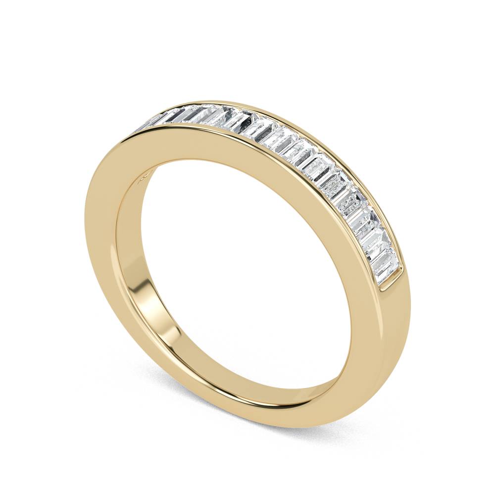 4mm Elegant Baguette Diamond Eternity Ring Y