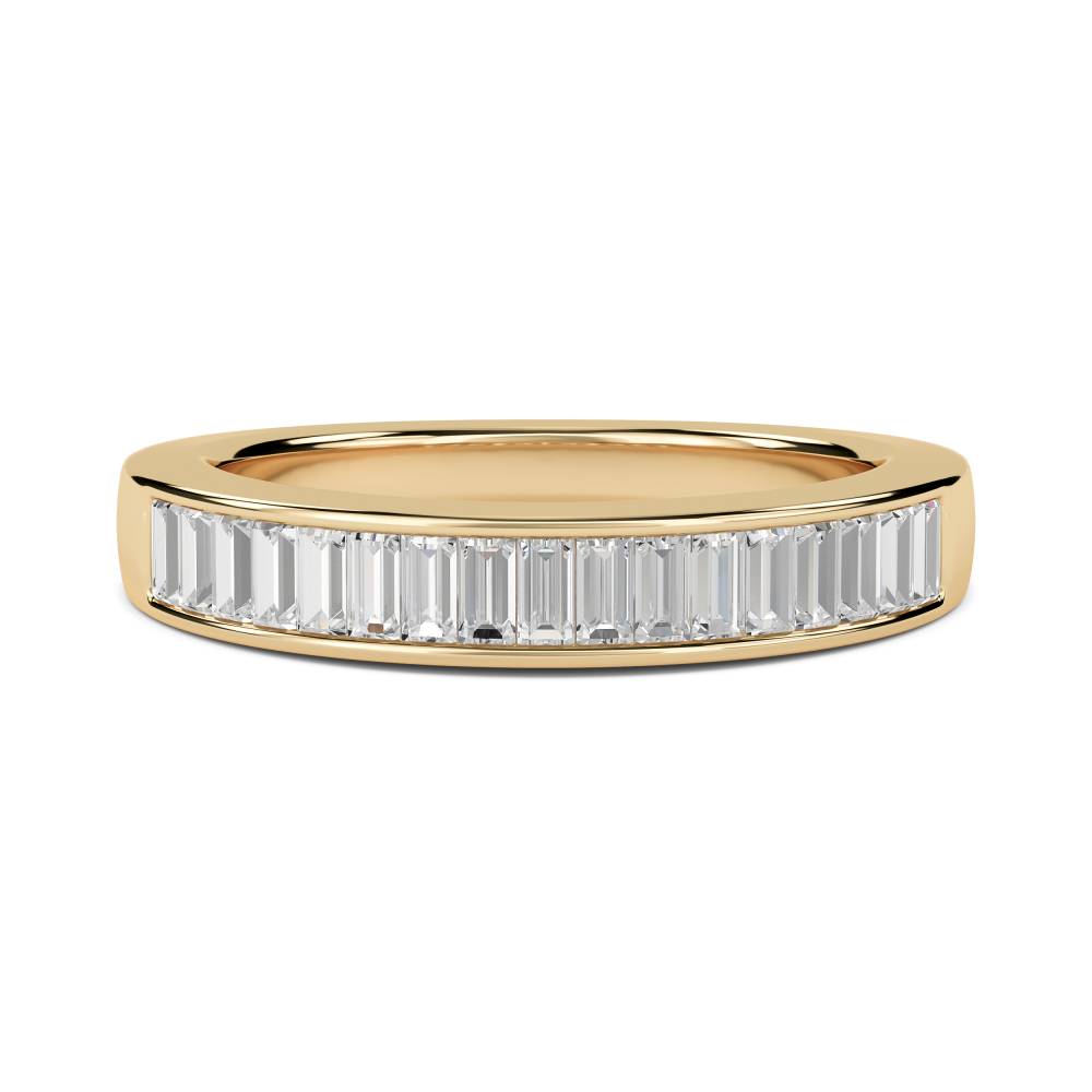 4mm Elegant Baguette Diamond Eternity Ring Y