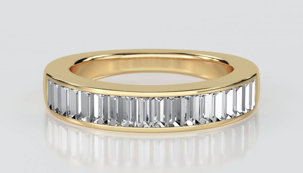 1.00ct Elegant Baguette Diamond Eternity Ring Y