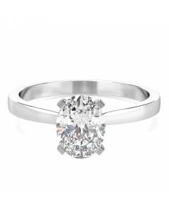 0.25ct Classic Oval Diamond Engagement Ring