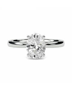 0.25ct Oval Diamond Engagement Ring