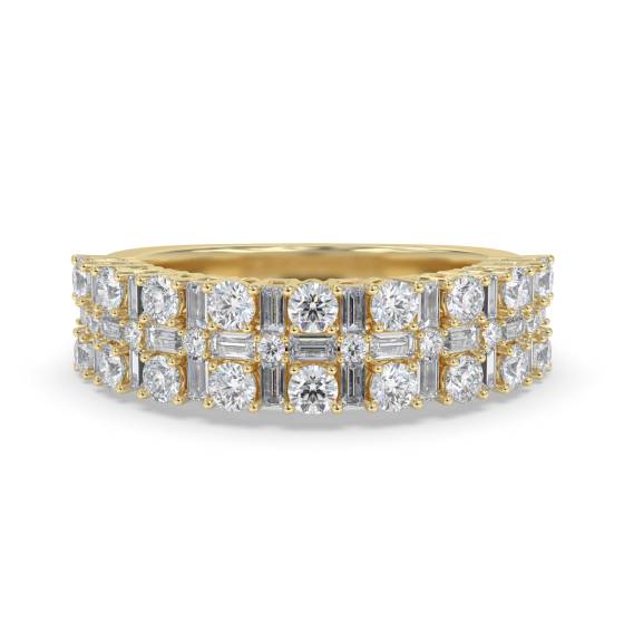 Round Diamond Dress Ring