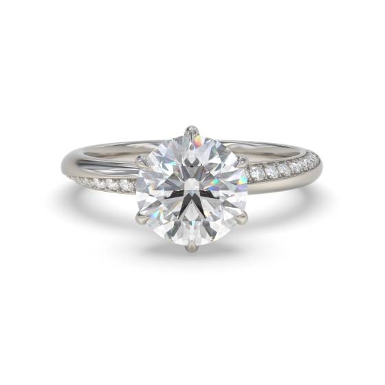Round Solitaire Engagement Ring