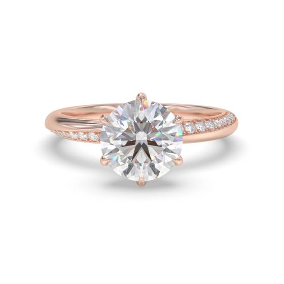 Round Solitaire Engagement Ring