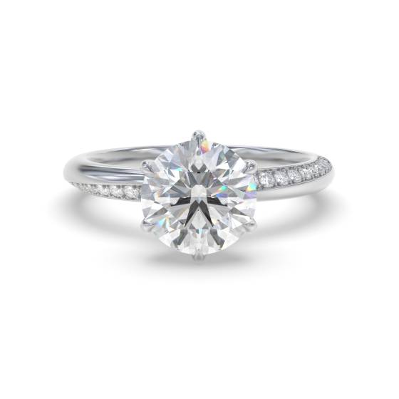 Round Solitaire Engagement Ring