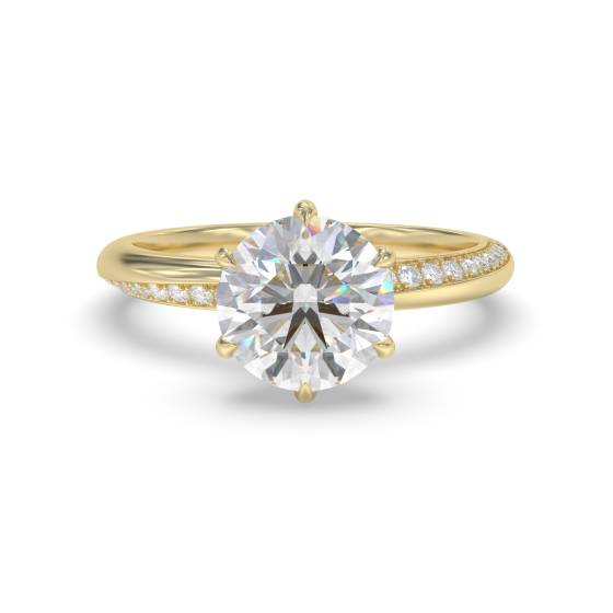 Round Solitaire Engagement Ring