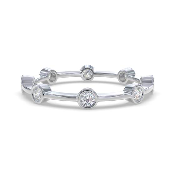 Round Diamond Designer Wedding Ring