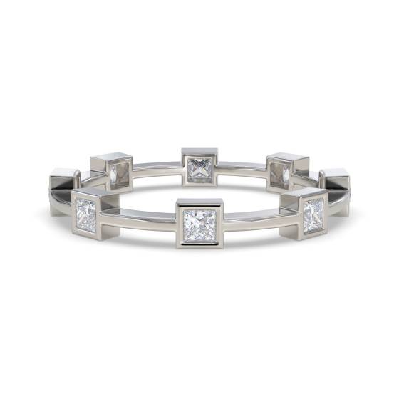 Princess Designer Diamond Wedding Ring