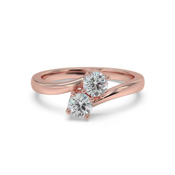 2 Stone Toi Et Moi Diamond Ring