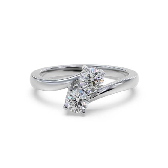 2 Stone Toi Et Moi Diamond Ring