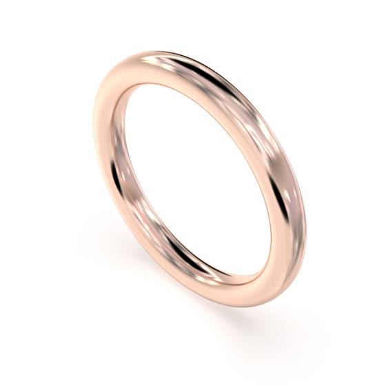 2.5mm Ultra Lightweight Traditional Court Wedding Ring