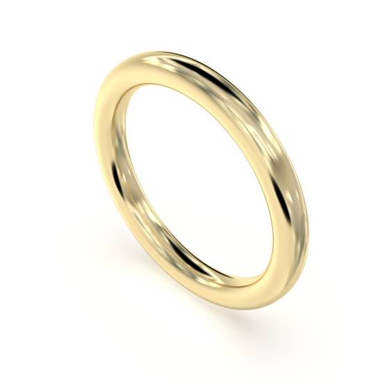 2.5mm Ultra Lightweight Traditional Court Wedding Ring