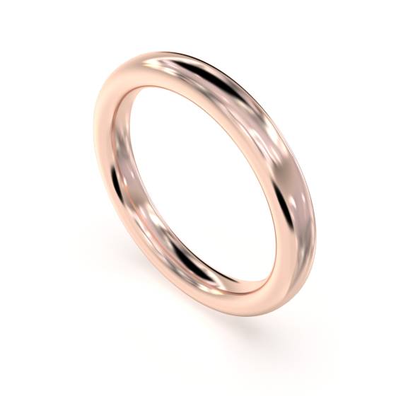 3mm Ultra Lightweight Traditional Court Wedding Ring
