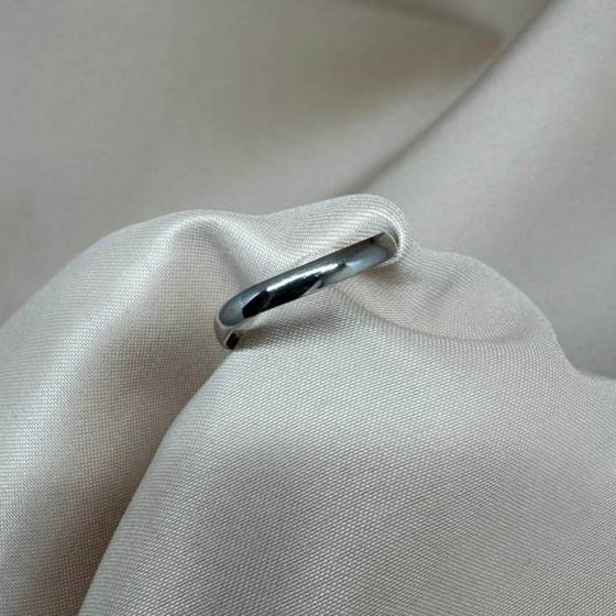 Shaped Plain Wedding Ring