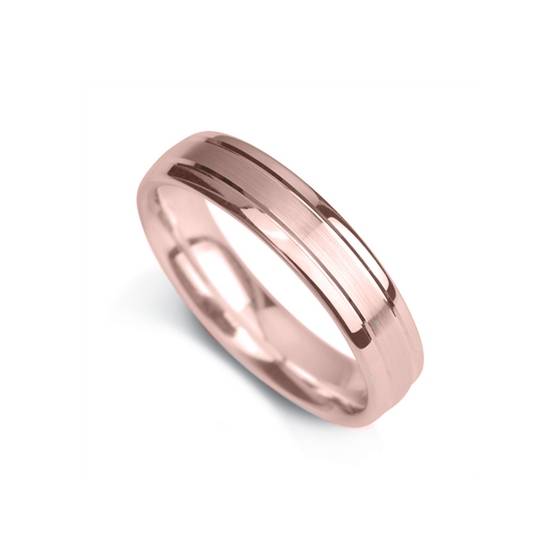 5mm Court Shape Satin Centre With Polished Edges