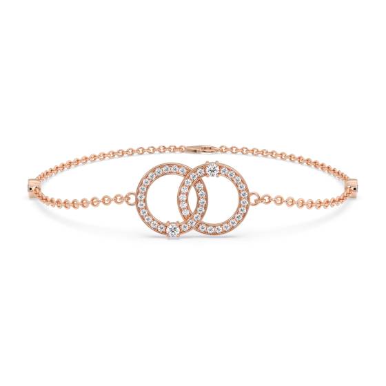 9k White Gold 0.20ct Diamond Bracelet
