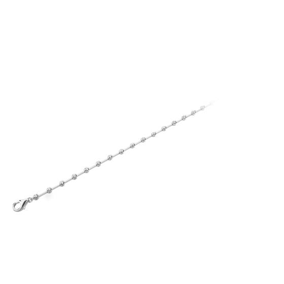 1.20ct VS/E-F Natural Round Diamond Bracelet in 18k White Gold