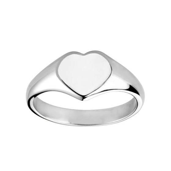 Heart Shaped Signet Ring