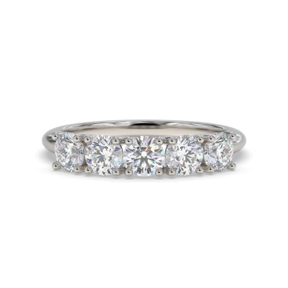 0.75ct VS/E-F Natural Diamond Eternity Ring