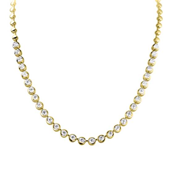 4.50ct Elegant Round Diamond Drop Necklace