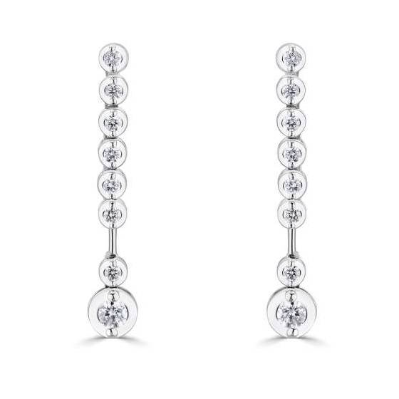 0.35ct Rosabella Diamond Statement Drop Earrings
