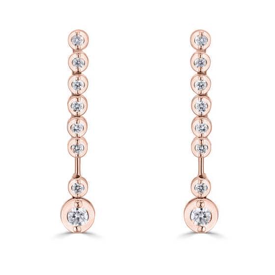 0.35ct Rosabella Diamond Statement Drop Earrings