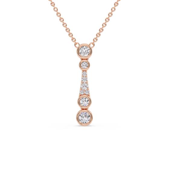 0.55ct Icicle Drop Necklace