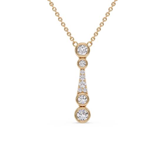 0.55ct Icicle Drop Necklace