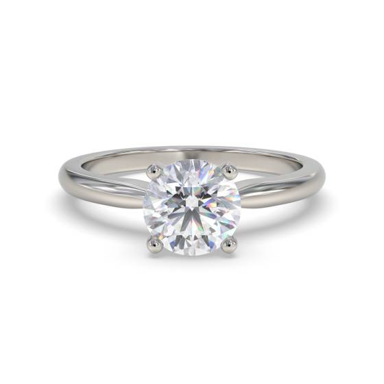 1.00ct SI1/G Natural Diamond Solitaire Ring