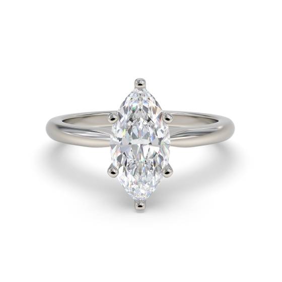 Marquise Diamond Engagement Ring