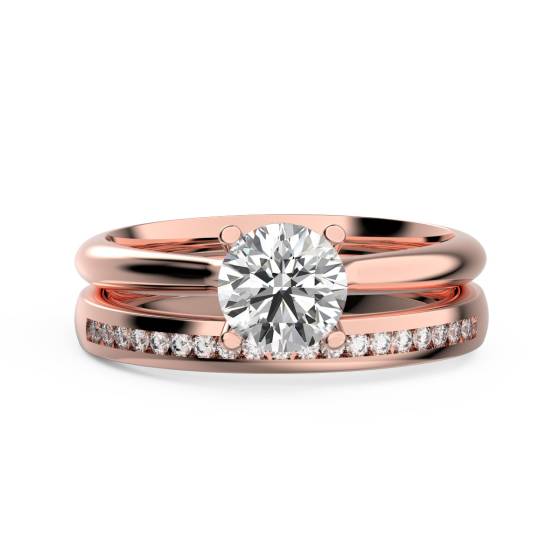 Round Diamond Solitaire Bridal Set