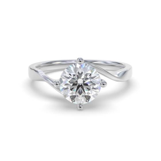 0.25ct Round Diamond Engagement Ring