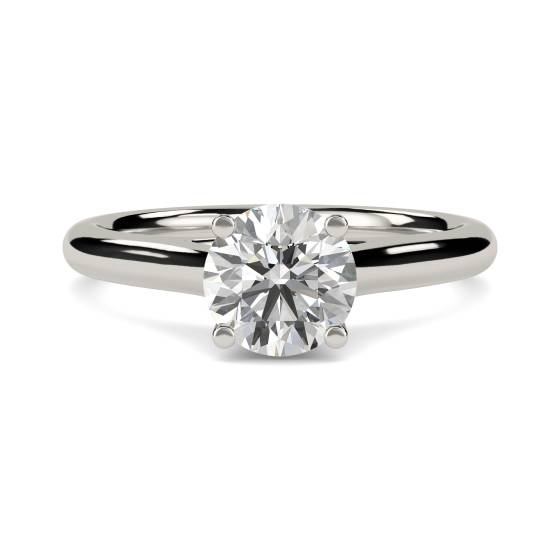 GIA Certified 1.50ct VVS1/L Natural Round Diamond Engagement Ring in Platinum