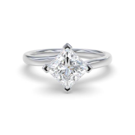 Princess Diamond Engagement Ring