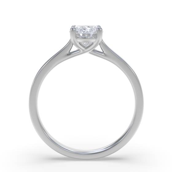 Oval Diamond Engagement Ring
