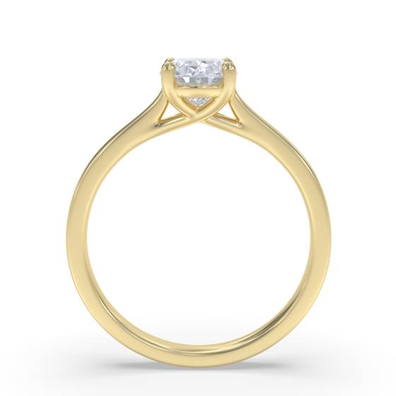 Oval Diamond Engagement Ring