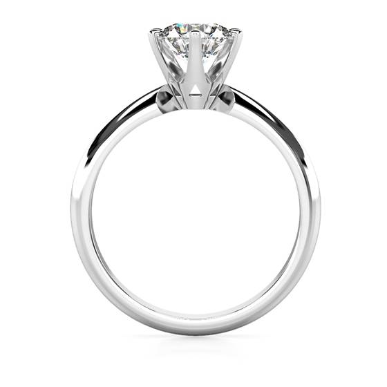 0.30ct SI2/G Round Natural Diamond Solitaire Ring