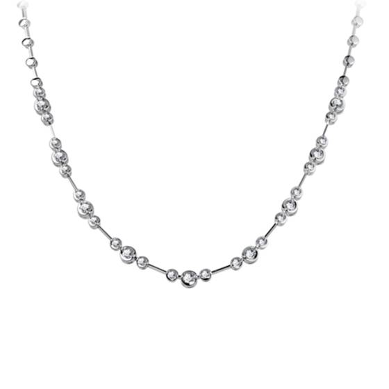 Elegant Round Diamond Necklace