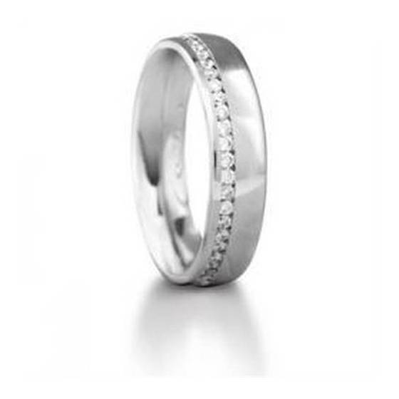 0.91ct I1/G-H Natural Round Cut Diamond Full Channel Eternity Ring in Platinum