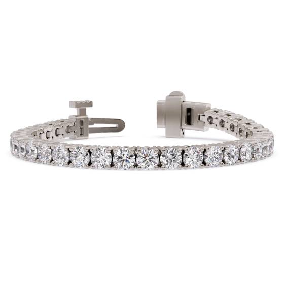 Round Diamond Lab Grown Bracelet
