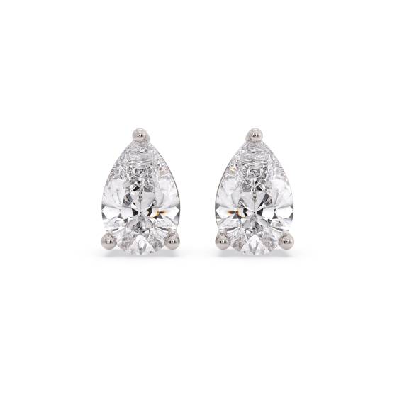 Classic Pear Diamond Stud Earrings